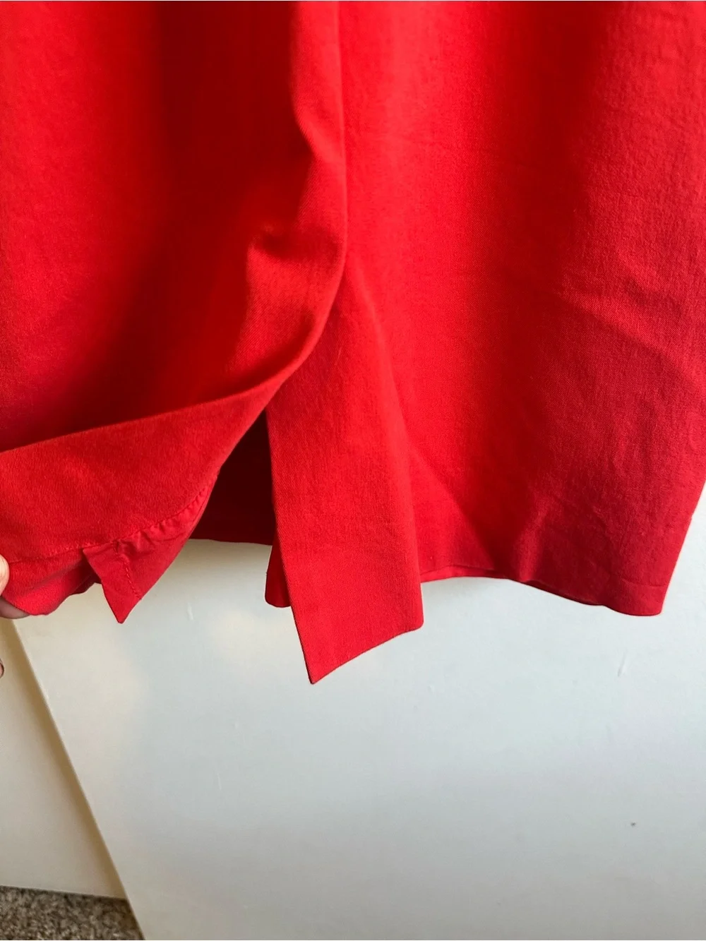 J. Crew Red Mini  Sheath Dress